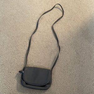 Grey crossbody purse